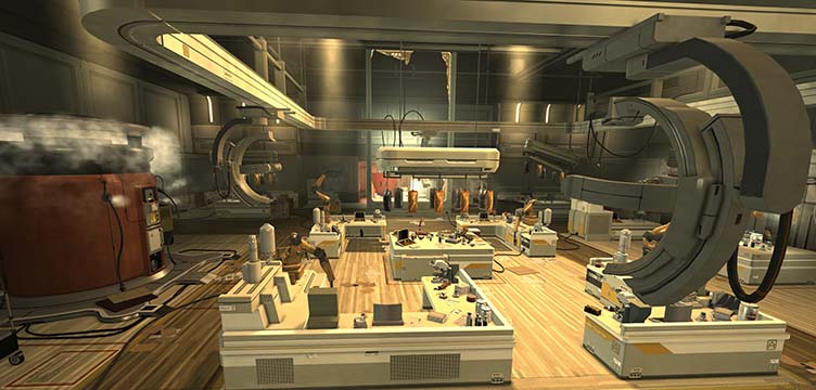 Deus Ex Human Revolution Panorama Sarif Plant